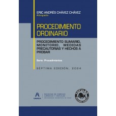 Procedimiento Ordinario de Mayor Cuantía, Procedimiento Sumario y Medidas Precautorias, séptima edición